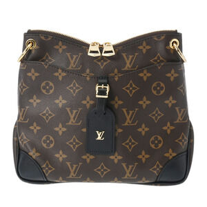 Louis Vuitton Monogram Odeon NM Noir Black Canvas Shoulder Bag